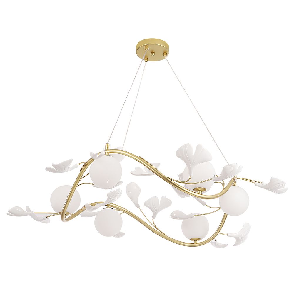 Подвесная люстра Crystal Lux Colibri COLIBRI SP6 GOLD