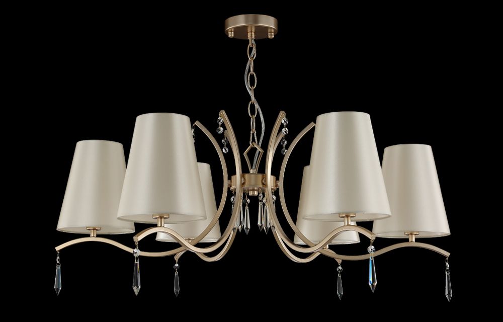Подвесная люстра Crystal Lux Renata RENATA SP6 GOLD