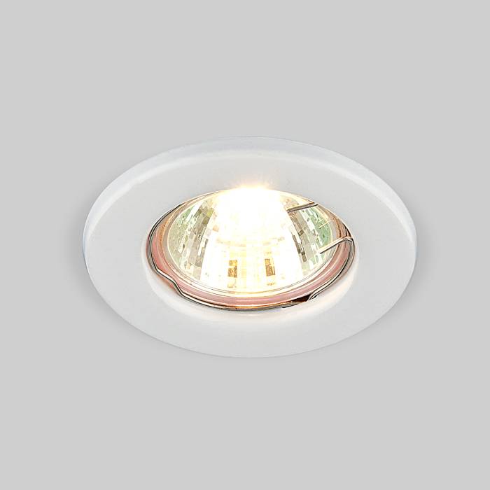 Встраиваемый светильник Elektrostandard 9210 9210 MR16 WH белый Встраиваемый светильник Elektrostandard 9210 9210 MR16 WH белый