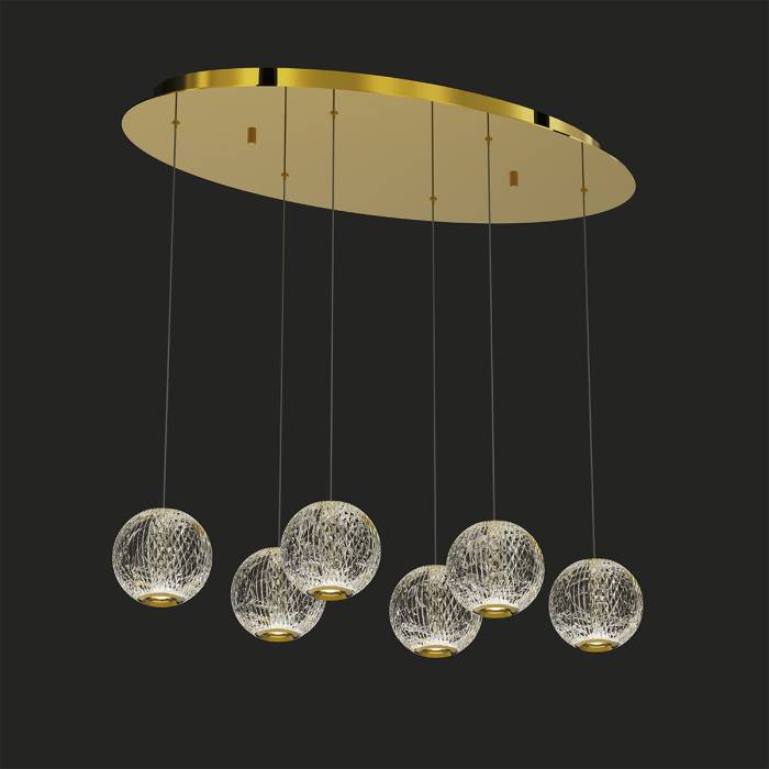Светильник подвесной Delight Collection Elliot Diamante MD20001012-6A gold Светильник подвесной Delight Collection Elliot Diamante MD20001012-6A gold