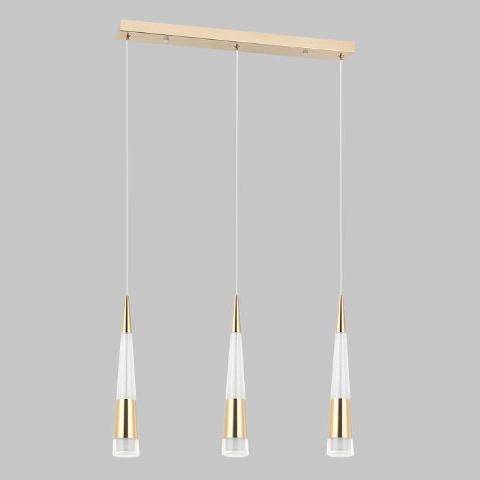 Люстра подвесная LED 3*2*5W, 3000К CR.23461-3-P GD