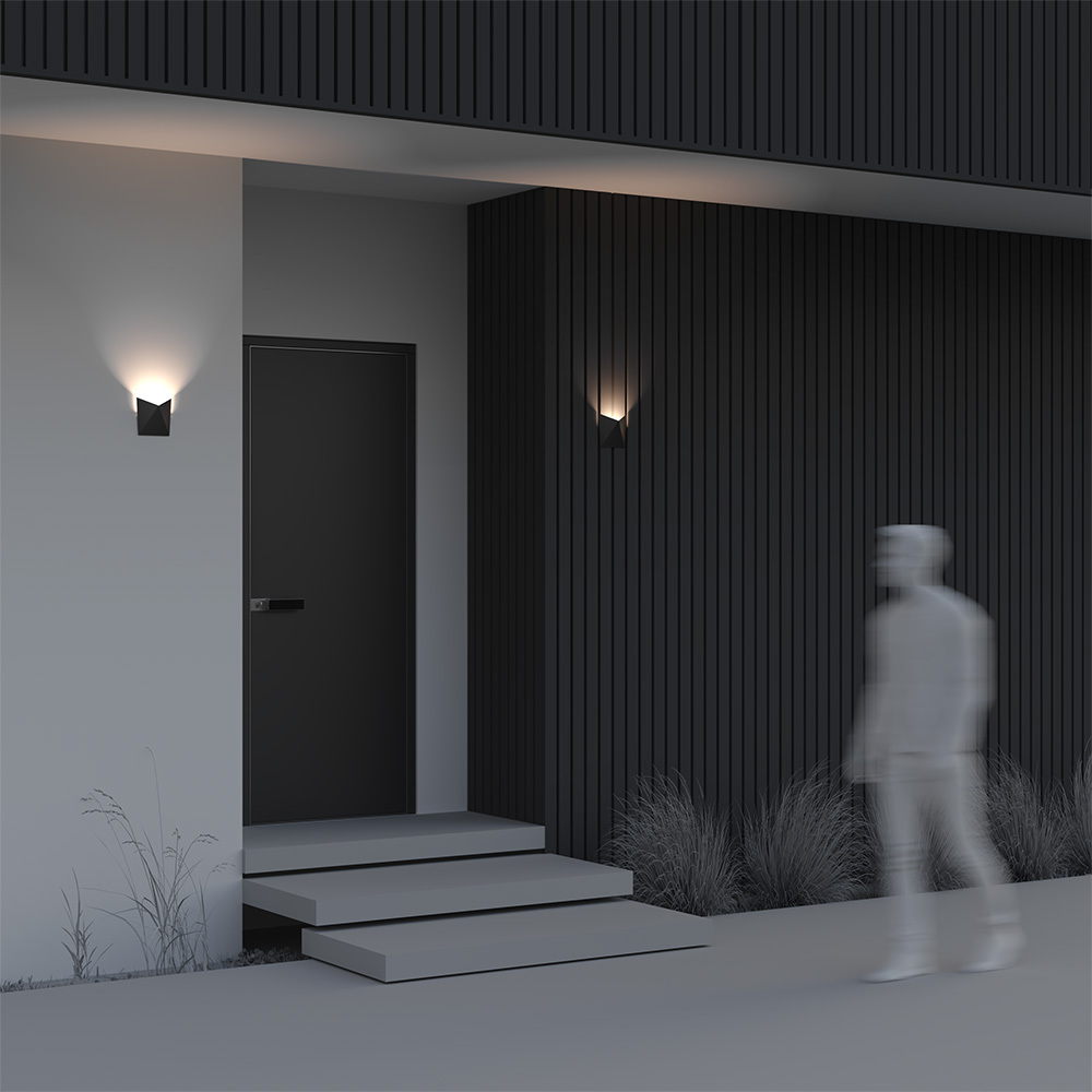 Уличный LED настенный светильник Maytoni Beekman O802WL-L7B