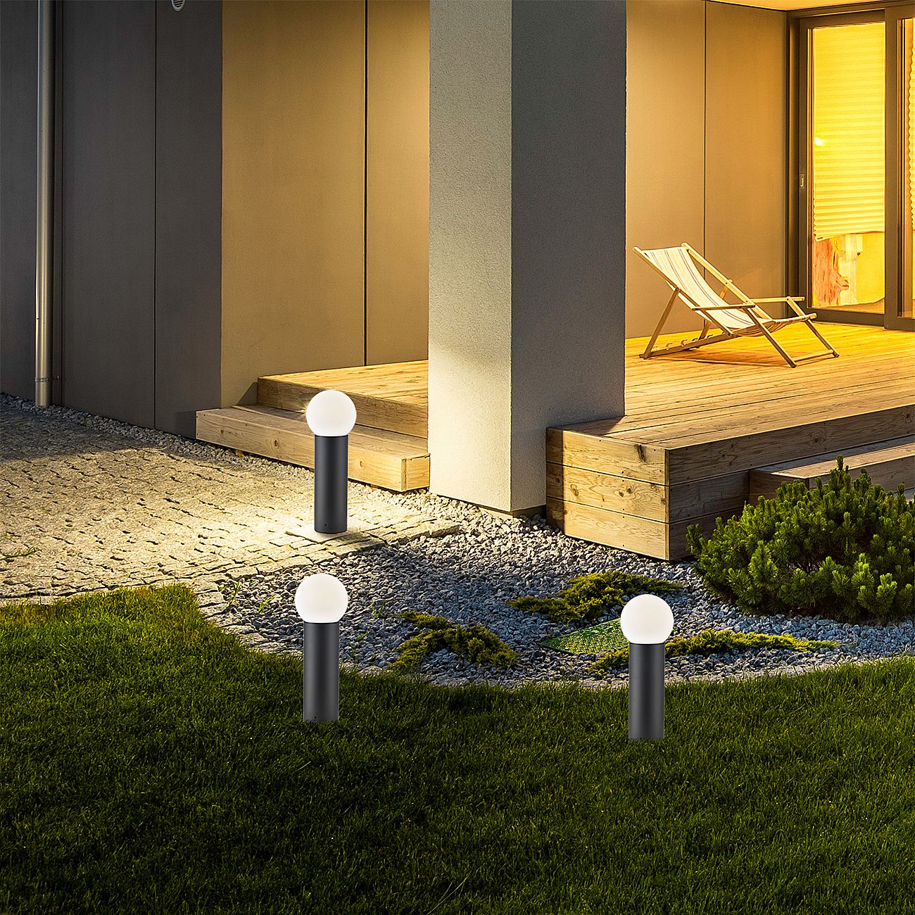 Уличный наземный светильник Escada 30001 30001G/01