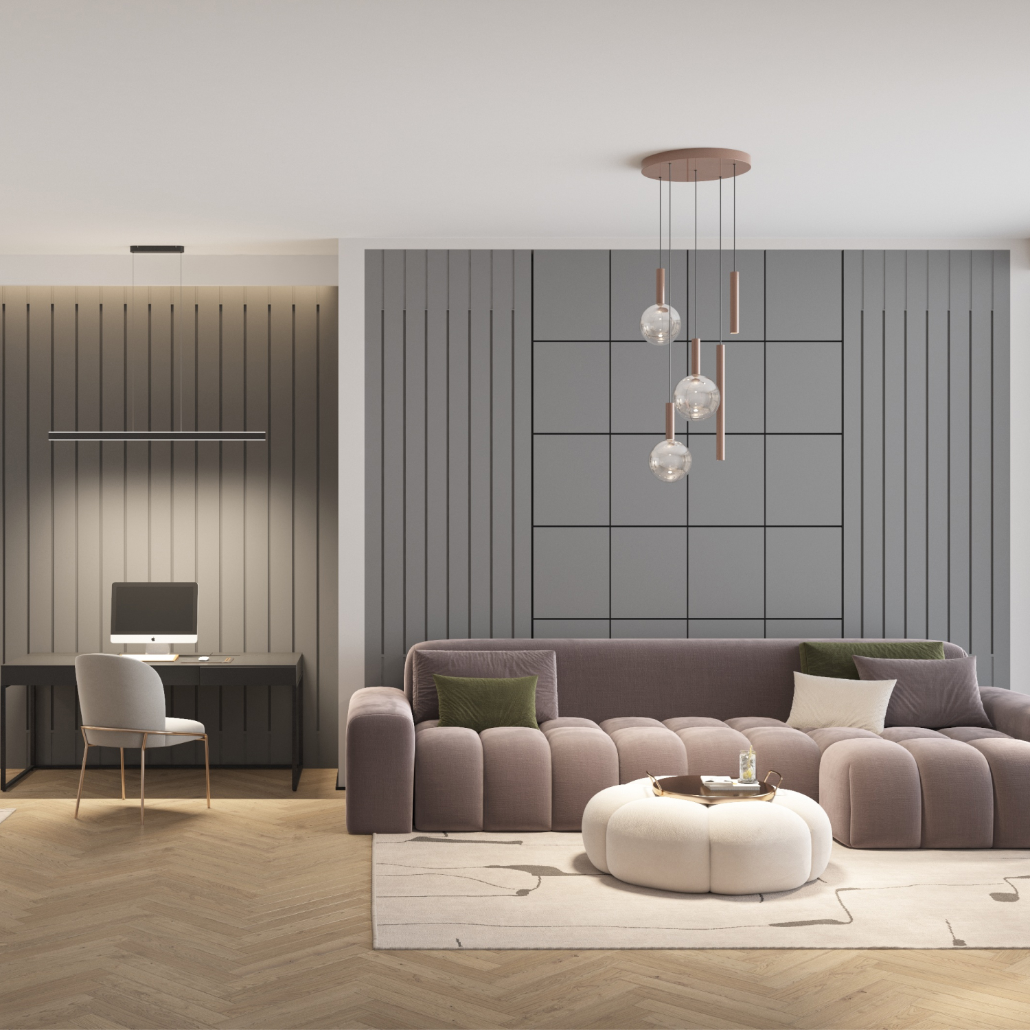 Светильник подвесной Denkirs Rayline DK6733-BK