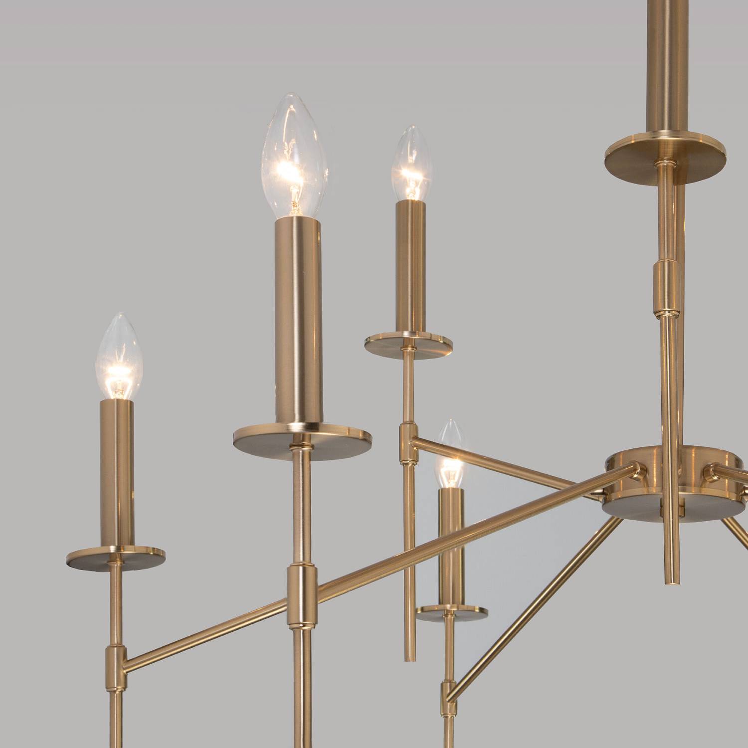 Люстра на штанге Eurosvet Anders 60142/9 латунь Smart