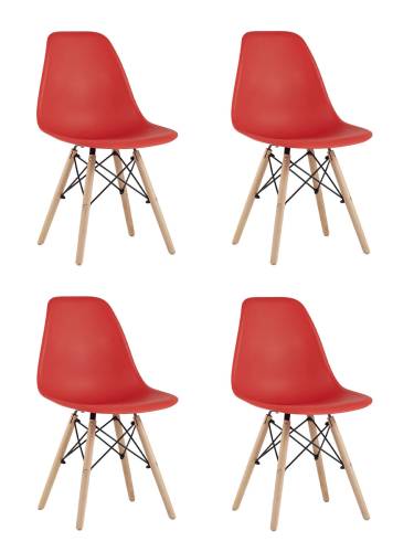 Комплект стульев Stool Group Style DSW Y801-V SEAT red x4