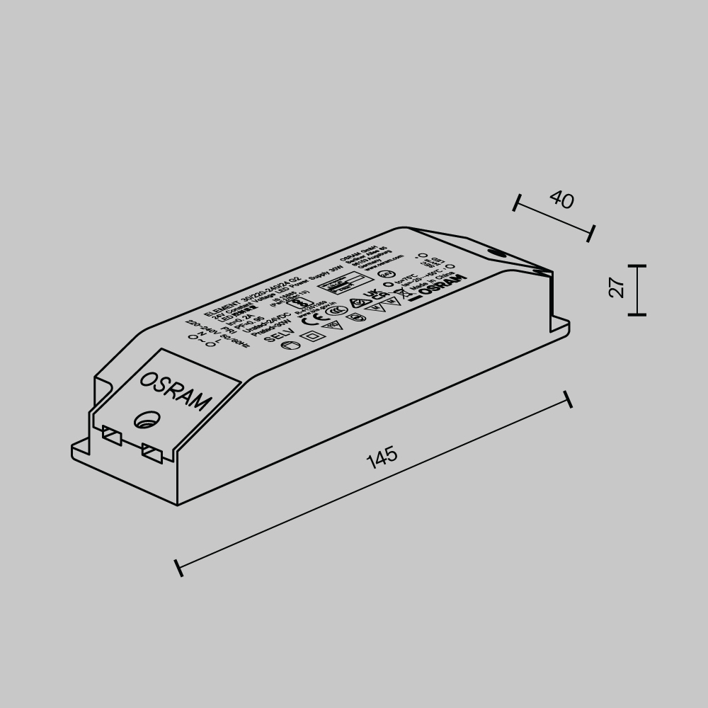 Блок питания 24В, 30Вт Maytoni Power Supply Flarity 30-220-240-24-G2 Блок питания 24В, 30Вт Maytoni Power Supply Flarity 30-220-240-24-G2