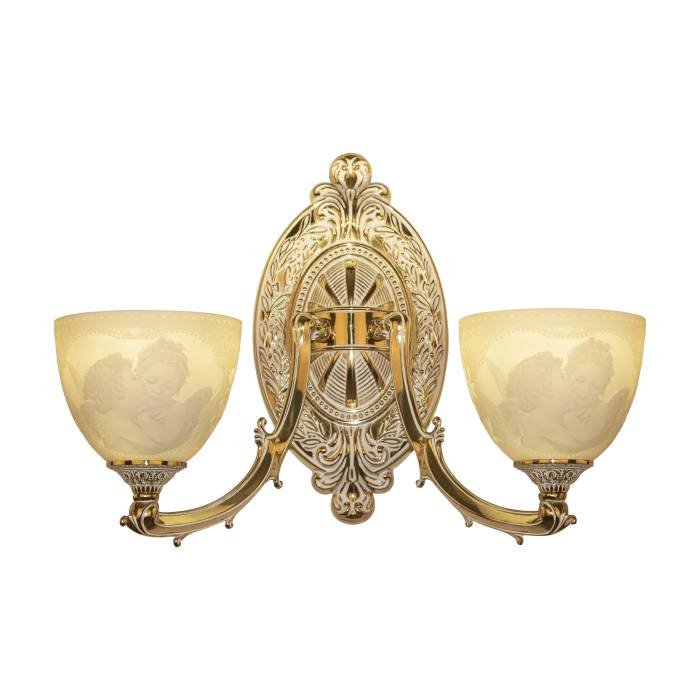 Настенное бра Bohemia Verona 7211B12/2/210 GW P1 U Angel Настенное бра Bohemia Verona 7211B12/2/210 GW P1 U Angel