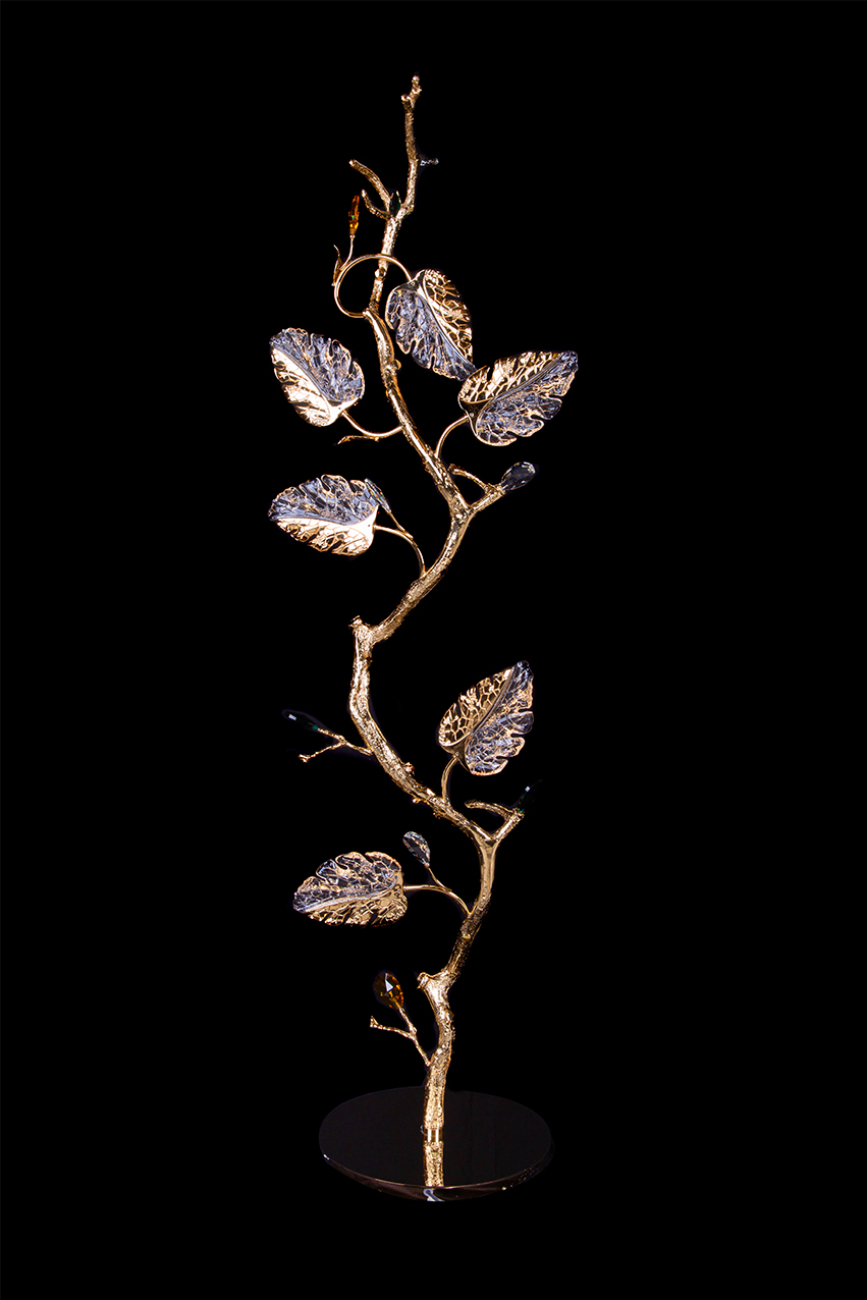 Торшер LEON Olivia LE3037/1F GD