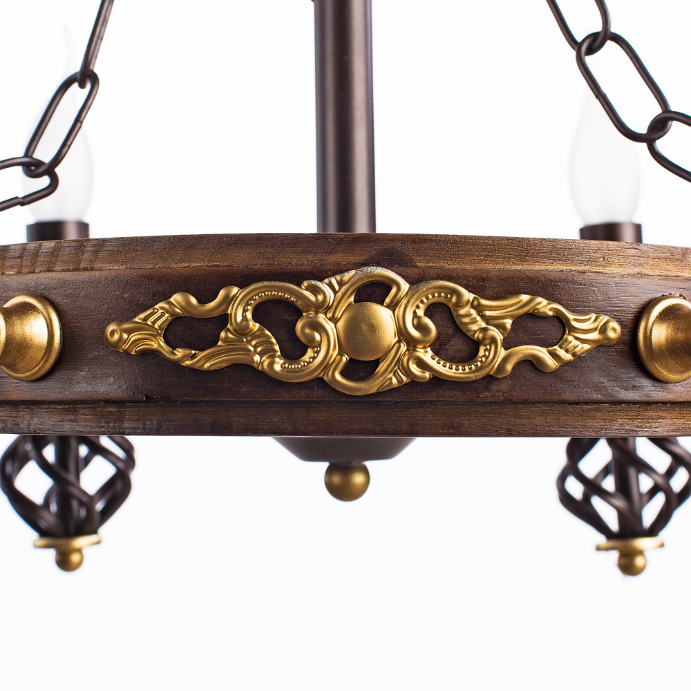 Подвесная люстра Arte Lamp CARTWHEEL A4550LM-6CK