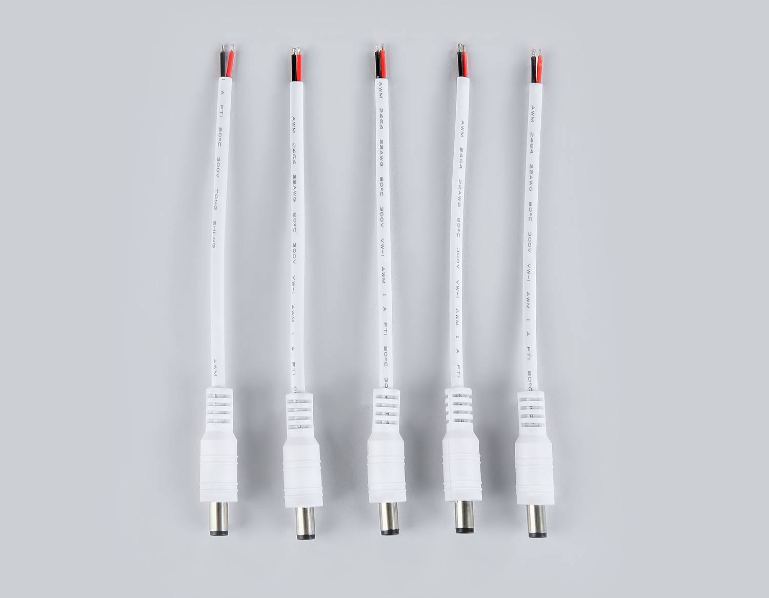 Соединитель проводной 2,1*5,5 мм папа (5шт) Ambrella LED Strip GS7951