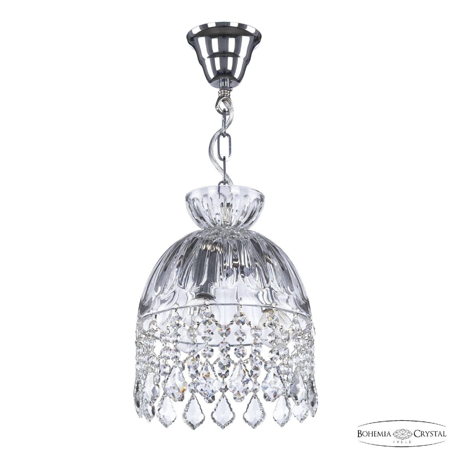 Светильник подвесной Bohemia 5478 5478/22 Ni Clear/M-1H Leafs