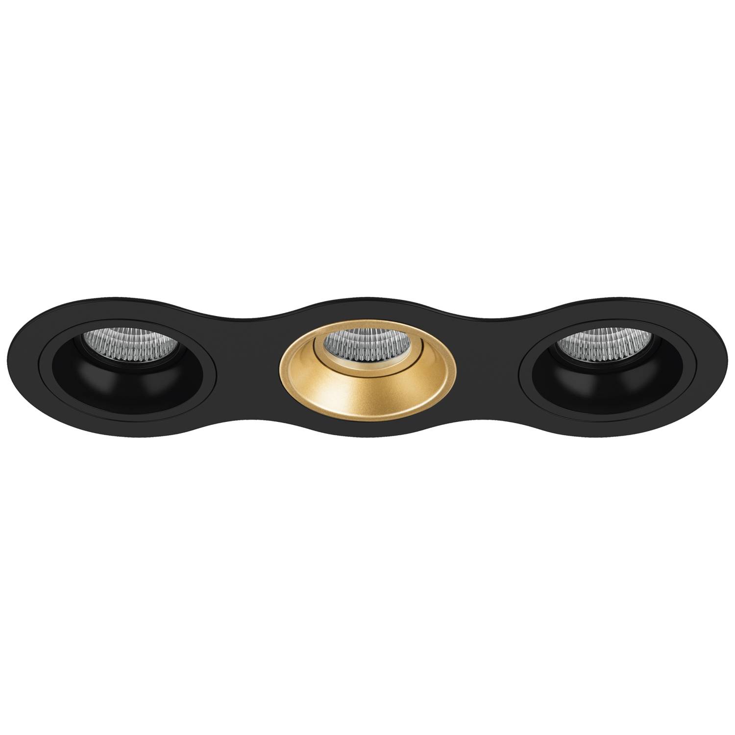 Комплект из светильников и рамки Lightstar Domino D637070307