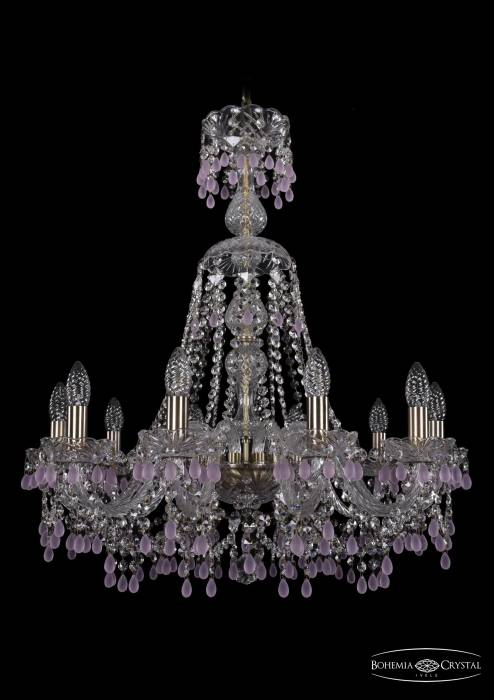Подвесная хрустальная люстра 1410 Bohemia 1410/10/240/XL-74 Pa V7010