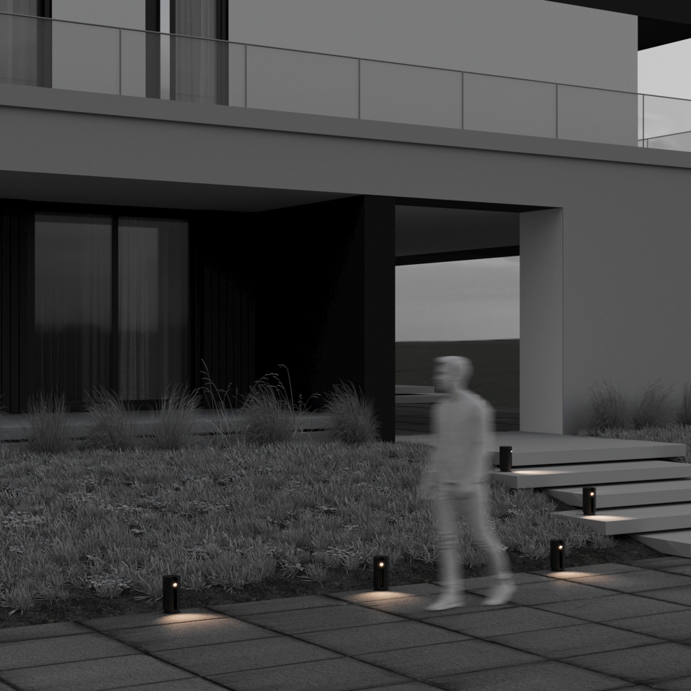 Уличный наземный светильник Maytoni Cave O468FL-L3B3K