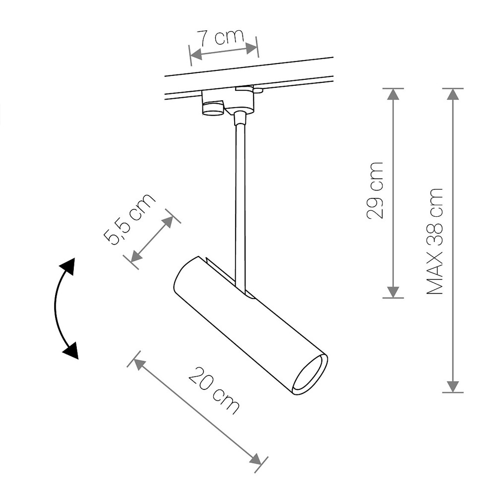Трековый светильник Nowodvorski Profile Eye Super 9244