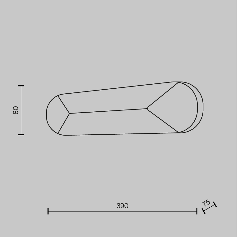 Настенный светильник Maytoni Motion MOD276WL-L8B3K