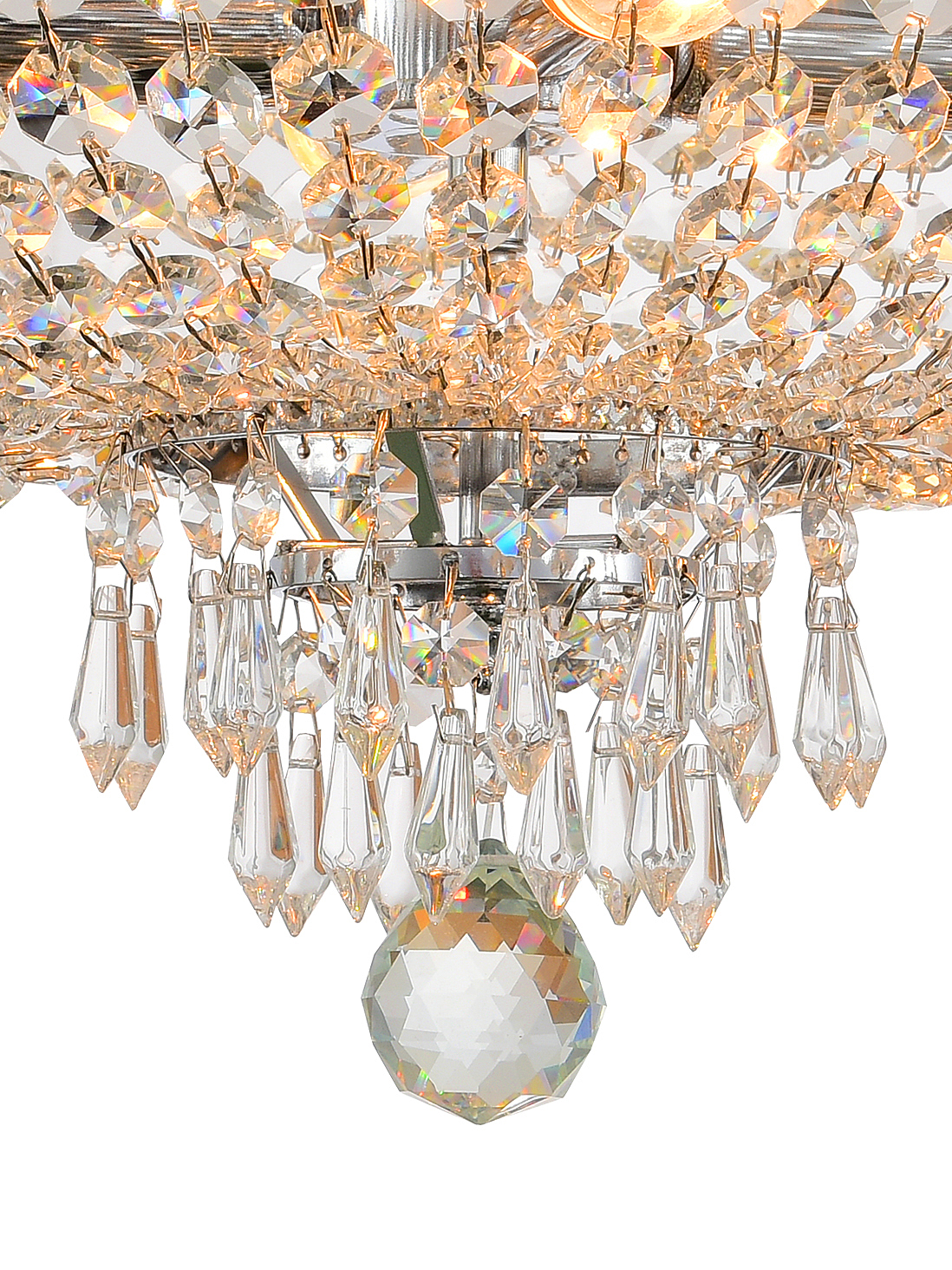 Потолочная люстра Natali Kovaltseva Barocco BAROCCO 81404/4C CHROME