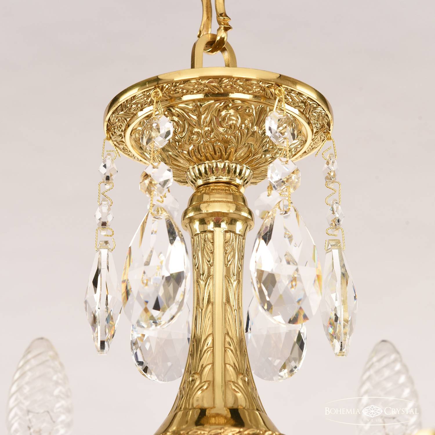 Подвесная хрустальная люстра 7101 Bohemia 71101/6/125 B G