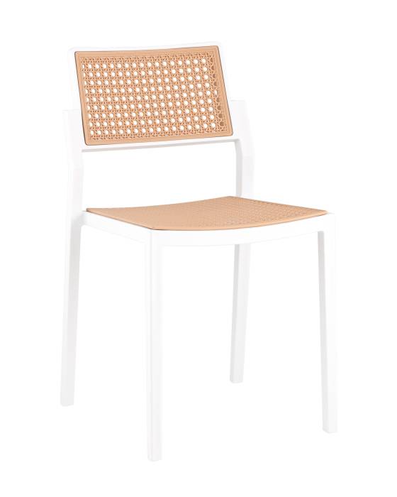 Стул пластиковый Stool Group Milto 8059 white/beige