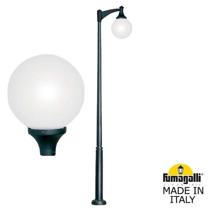 Столб фонарный уличный Fumagalli Globe 400 Modern G41.372.A10.AYE27 Столб фонарный уличный Fumagalli Globe 400 Modern G41.372.A10.AYE27