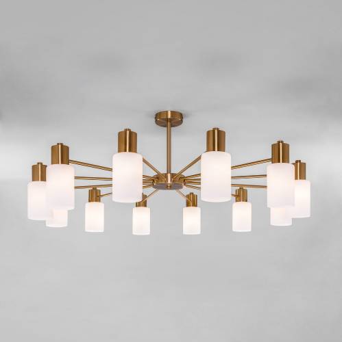 Потолочная люстра Eurosvet Vegga 70160/12 латунь Smart
