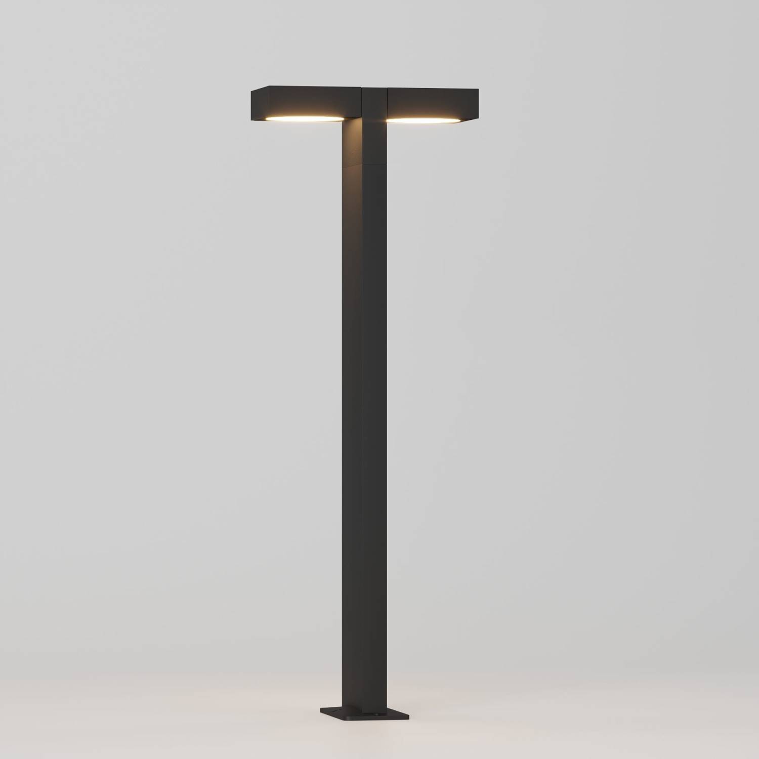 Уличный наземный светильник Elektrostandard Twin Twin черный (35170/F)