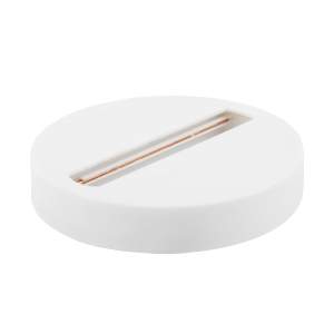 Чаша крепления Elektrostandard TRAF-1-WH / Разъем (коннектор) одноместный для однофазного трекового светильника белый