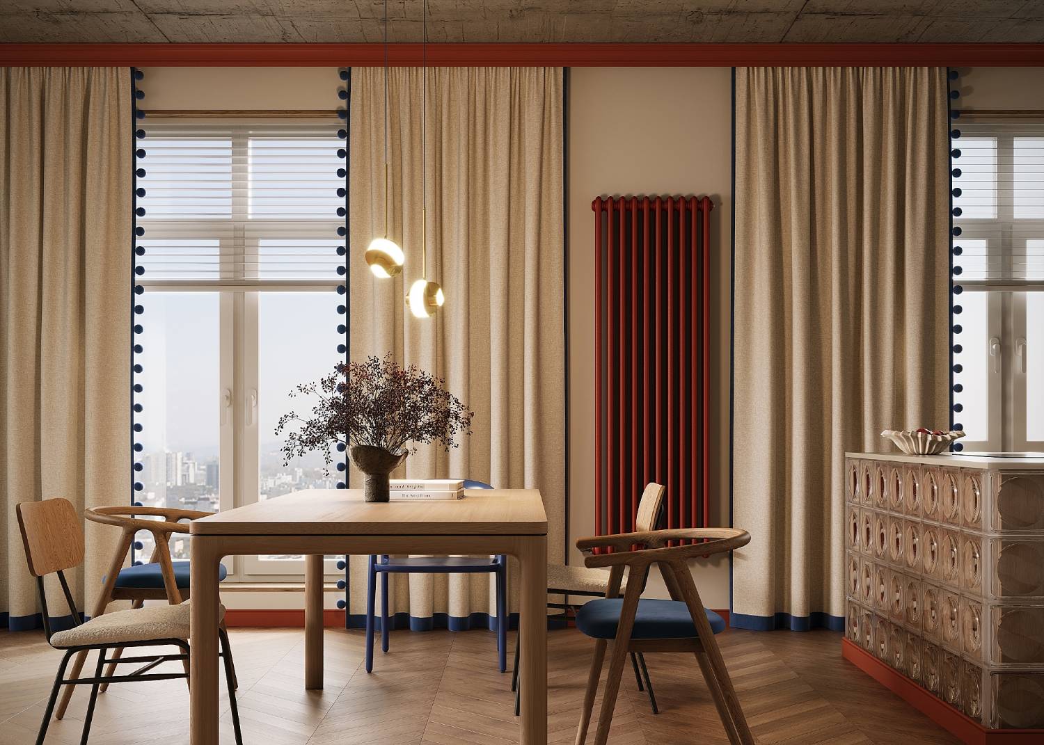 Светильник подвесной Maytoni Levix MOD459PL-L7BSK