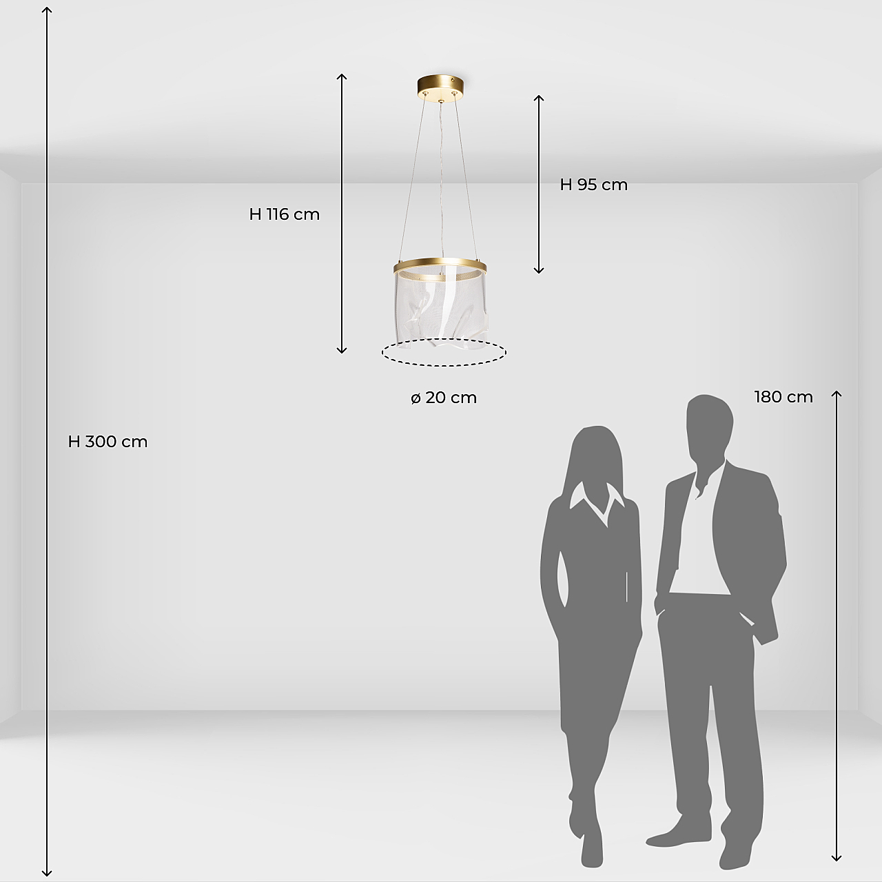 Светильник подвесной De Markt Конти 488013201