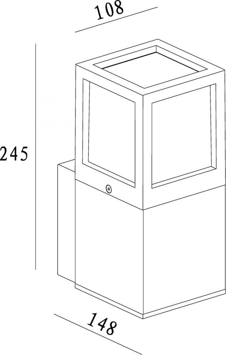 Уличный настенный светильник Deko-Light Facado 731059