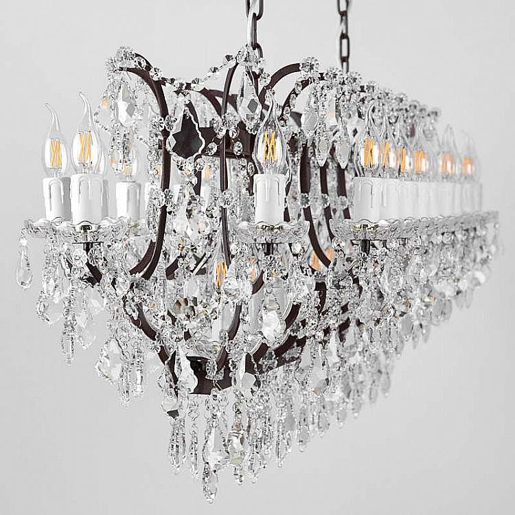 Подвесная хрустальная люстра Rococo L'Arte Luce Luxury L27903