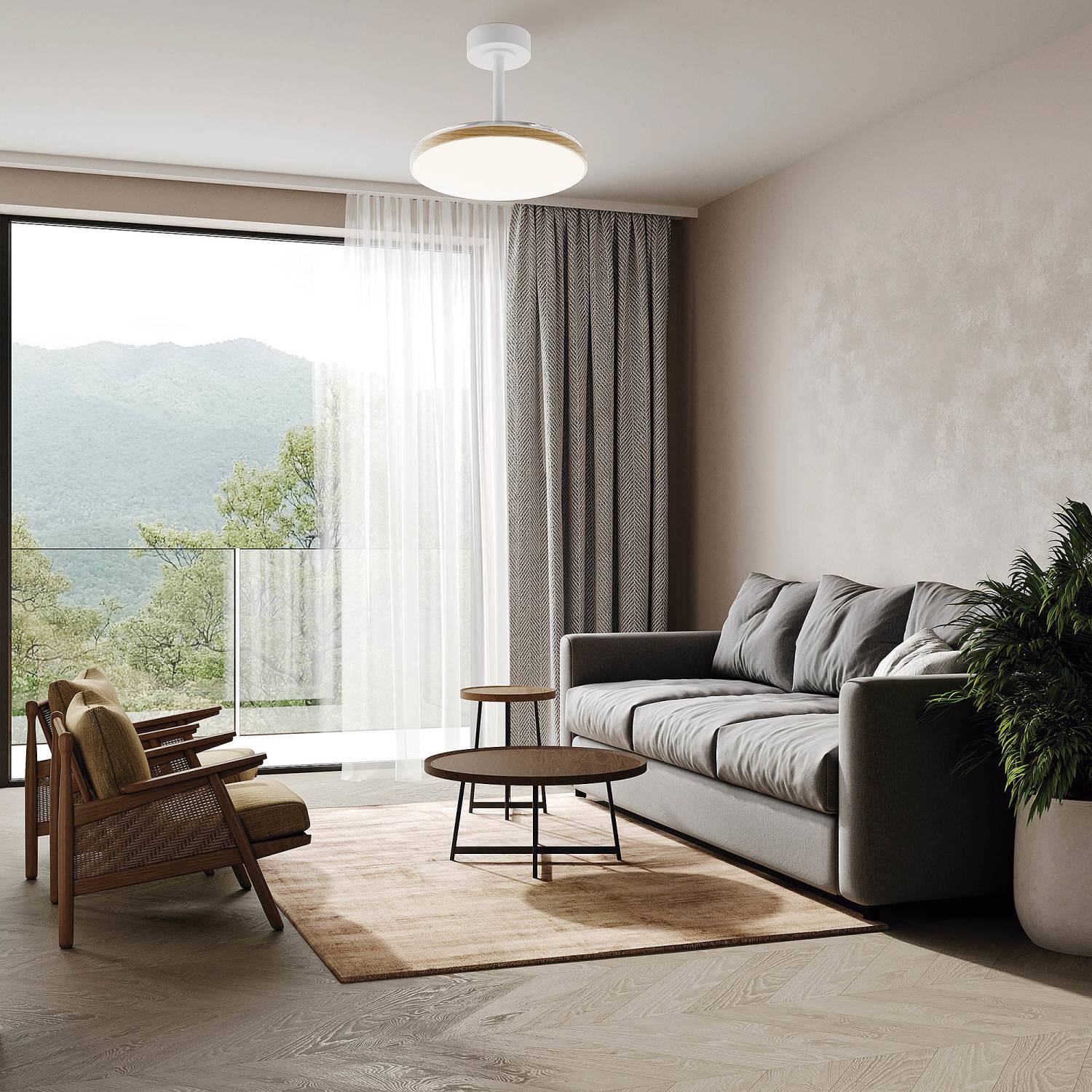 Люстра-вентилятор Mantra Slim Fan 9009