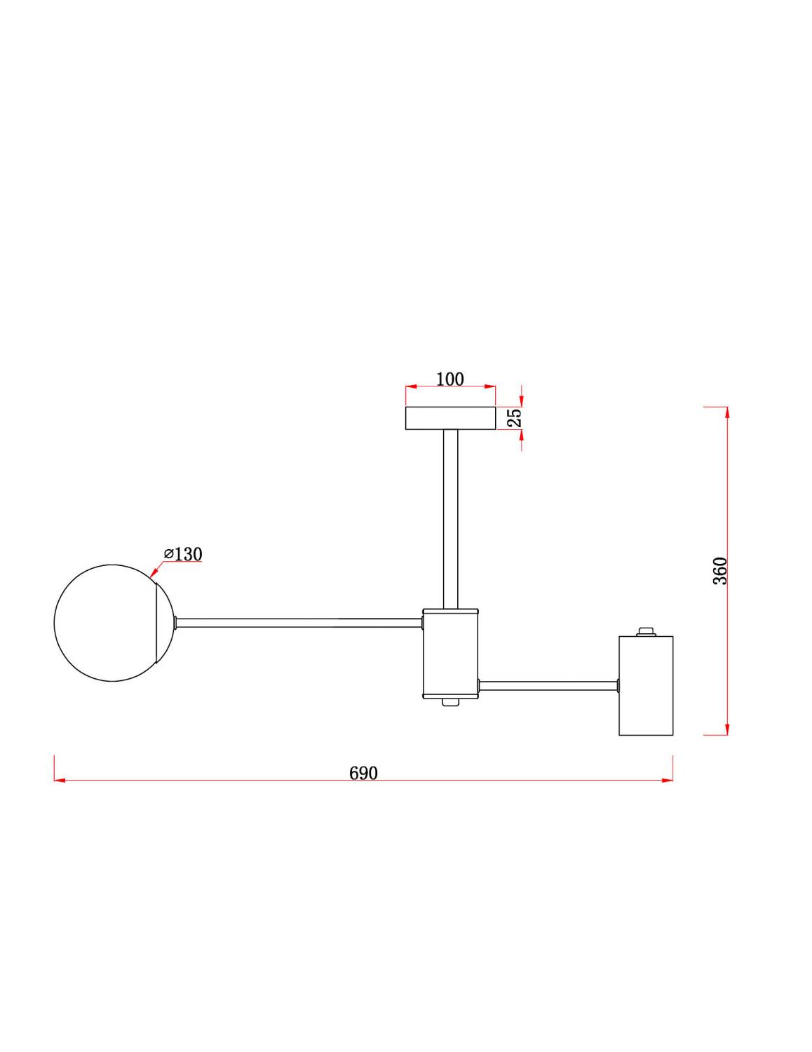 Потолочная люстра Freya Starshine FR5325CL-03BS