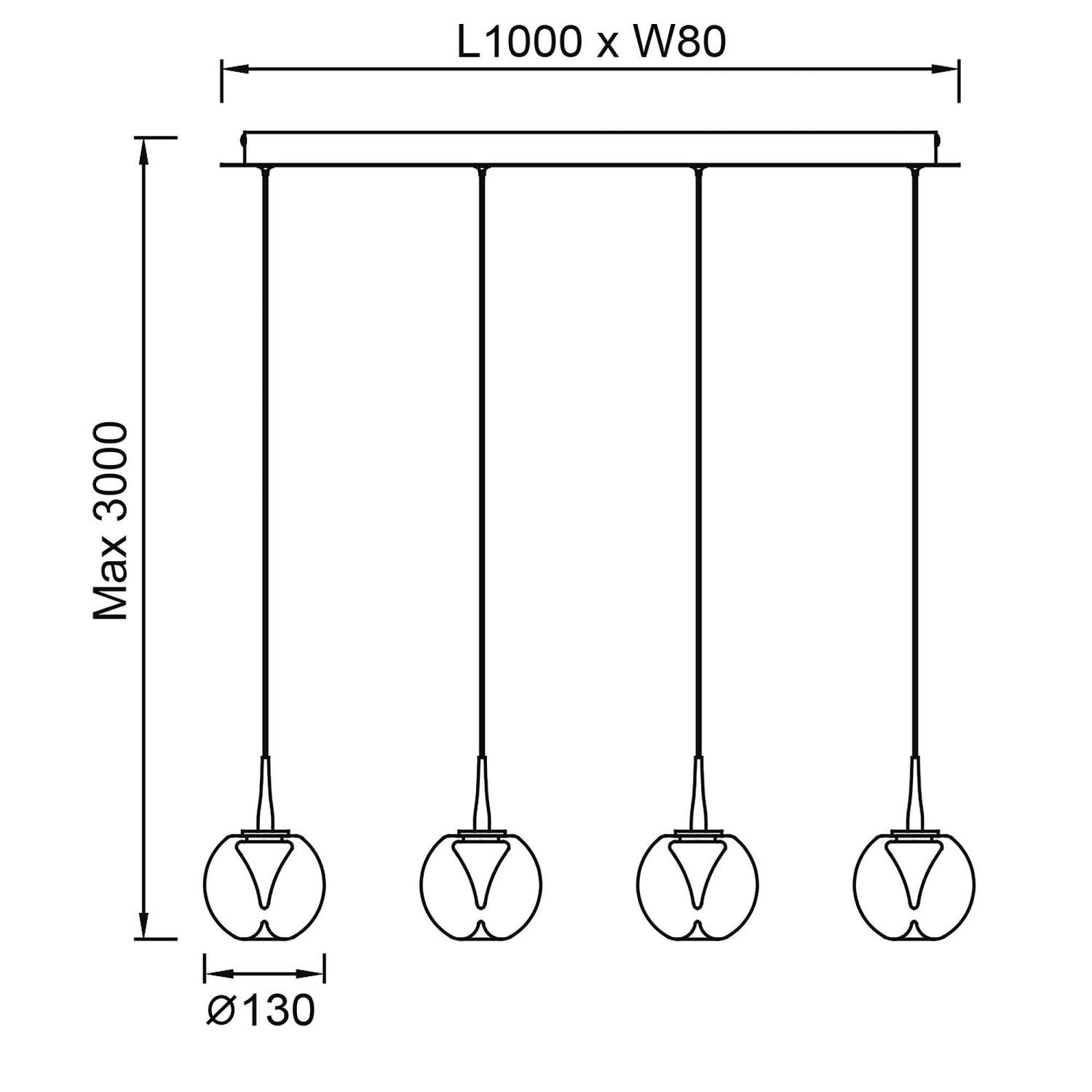 Светильник подвесной Mantra Andromeda 9214