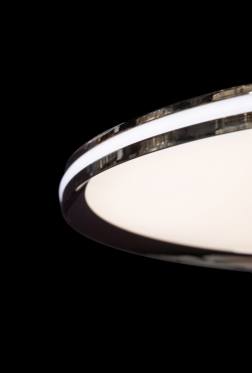 Светильник потолочный LEON Eclipse LE7705/600 Black Chrome