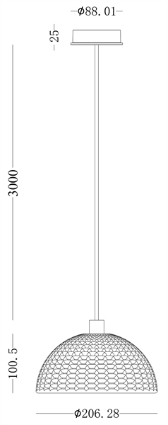 Светильник подвесной Deko-Light Basket 342142