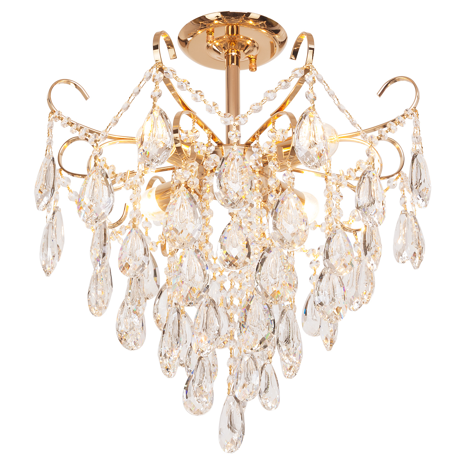 Потолочная люстра ЭкономСвет 15506 15506/4FGD WT