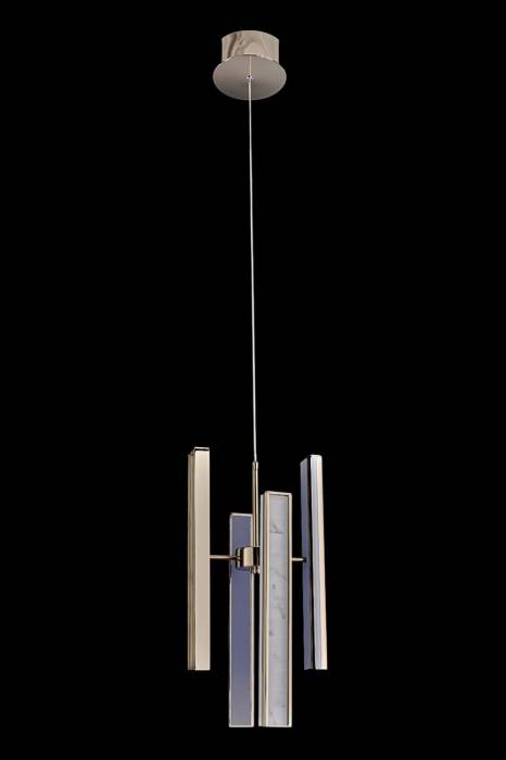 Светильник подвесной LEON Christine LE7702/4S Black Chrome