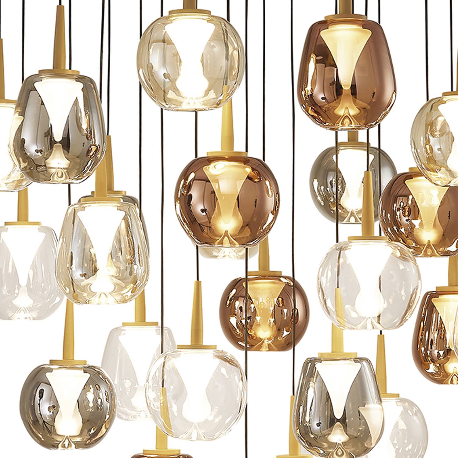 Подвесная люстра Mantra Andromeda 8937+24PL