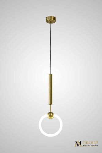 Светильник подвесной AM Group AM453 D200 GOLD