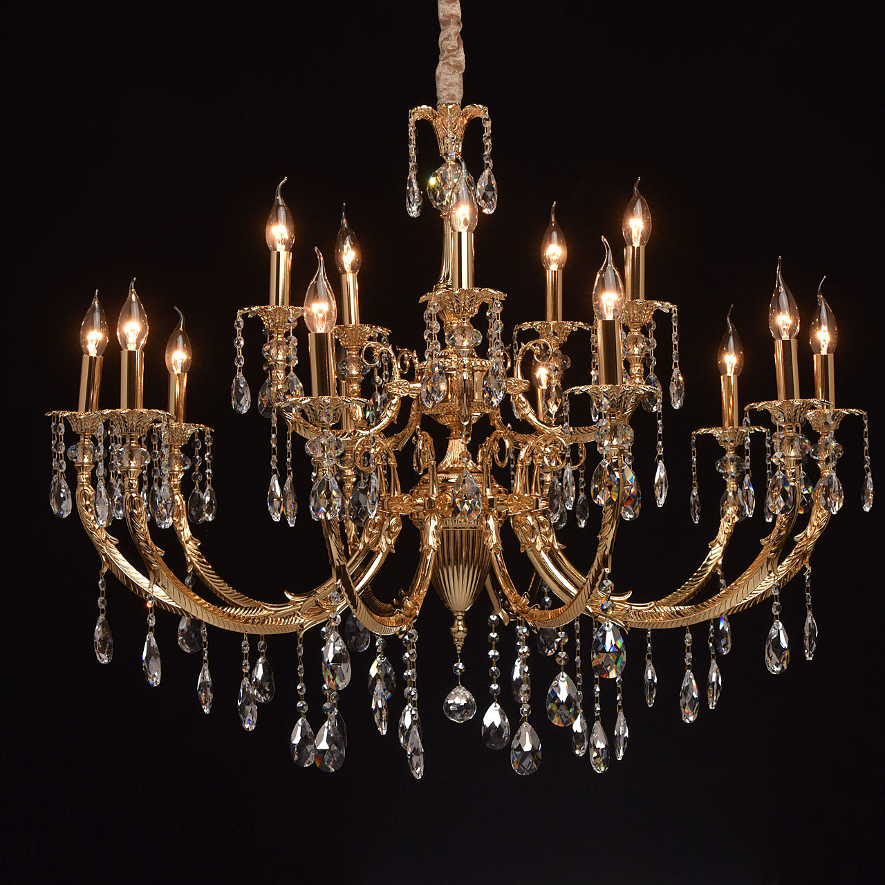 Подвесная хрустальная люстра Габриэль Chiaro 491013115