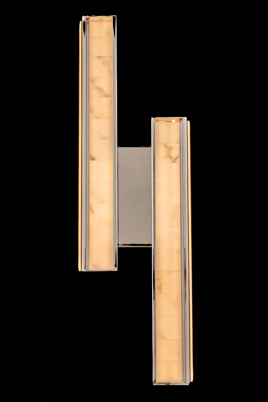 Настенный светильник LEON Christine LE7702/2W Black Chrome