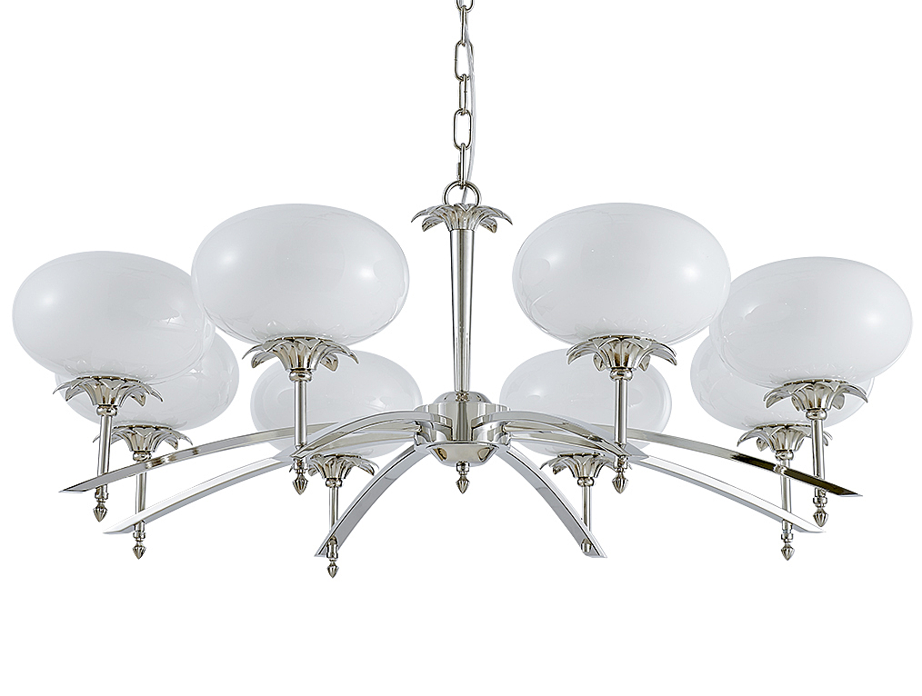 Подвесная люстра Newport Domenica 4658/C nickel