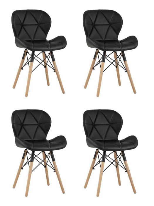 Комплект стульев Stool Group Бон DC-19122601 black X4