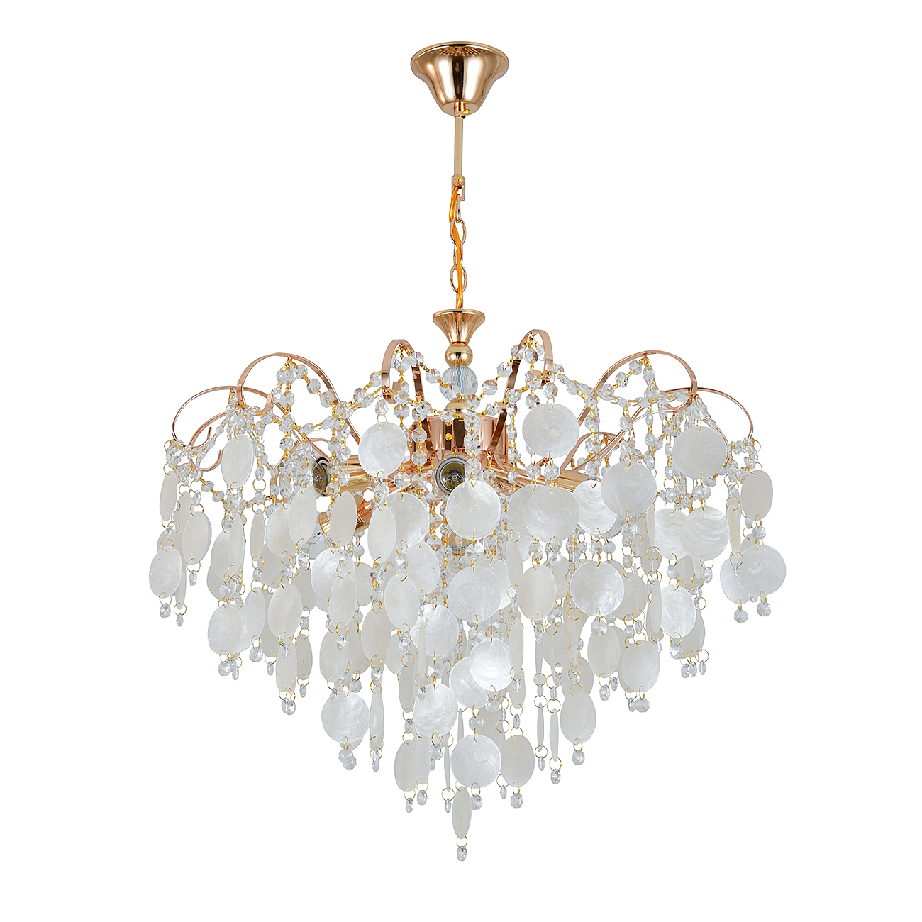 Подвесная люстра Escada Marilume 140013/6P E27*60W Gold ES0000036