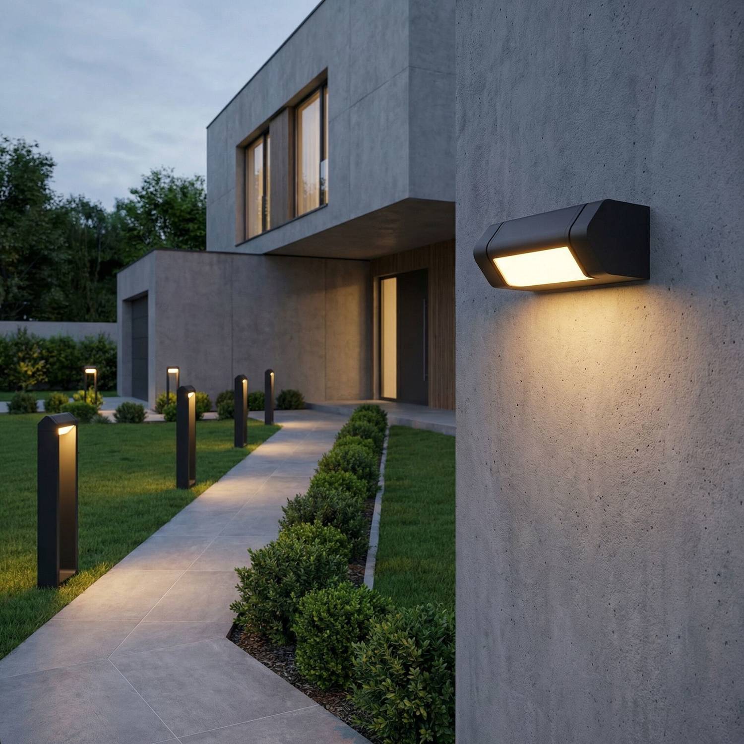 Уличный настенный светильник Elektrostandard DORS DORS D LED (35163/D) 3000K черный