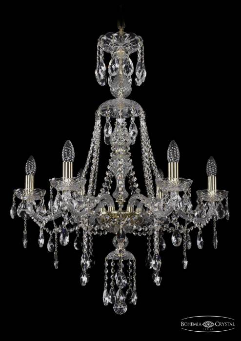 Подвесная хрустальная люстра 1415 Bohemia 1415/6/220/XL-86 G