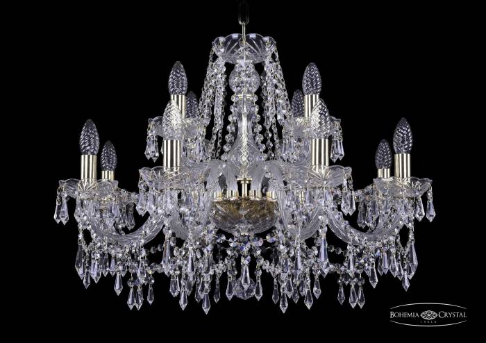 Подвесная хрустальная люстра 1403 Bohemia 1403/8+4/240 G