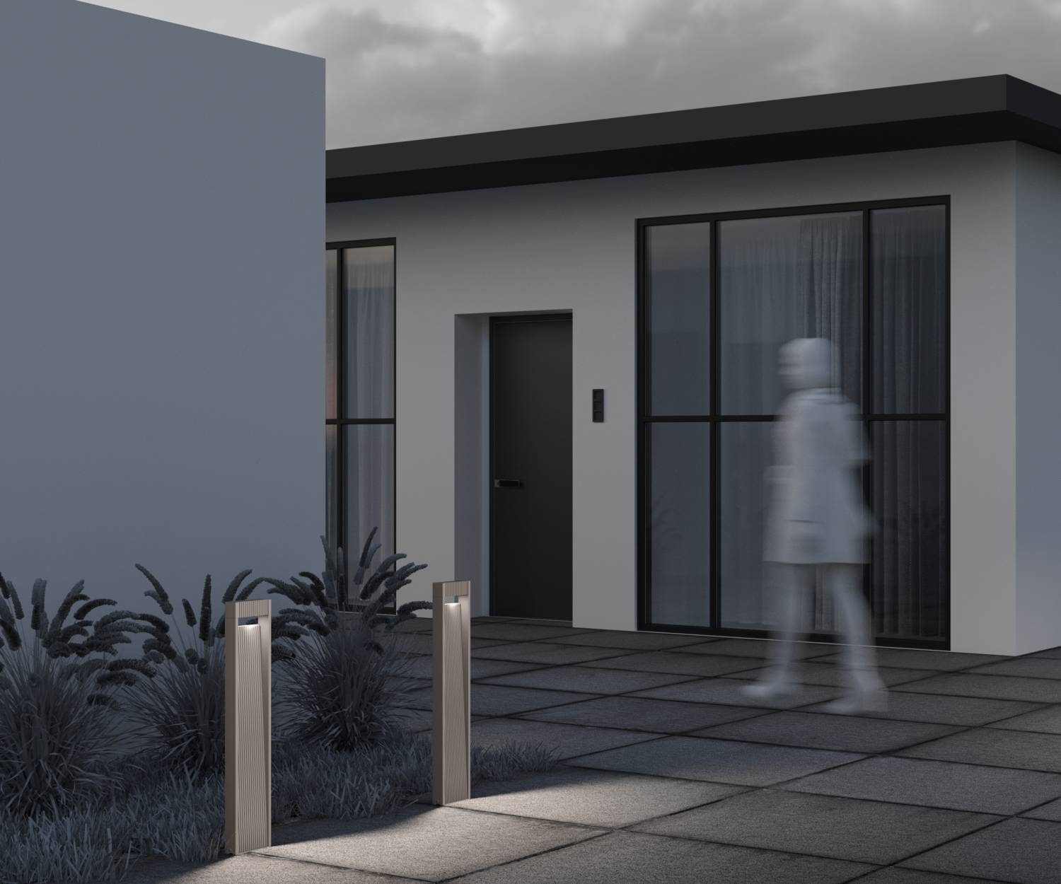 Уличный наземный светильник Maytoni Sten O444FL-L13GF3K1